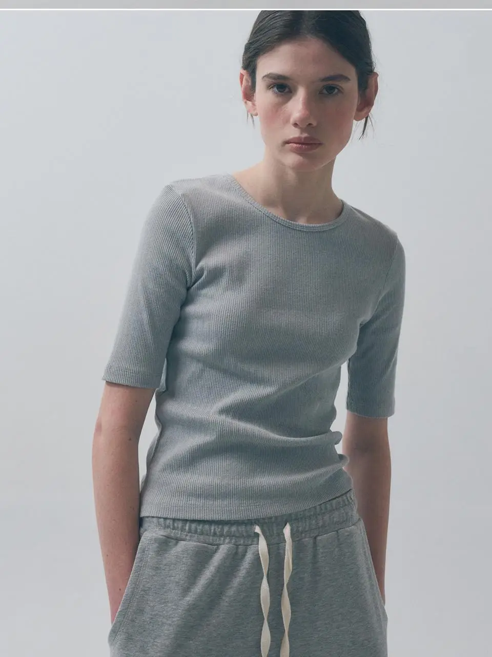 [모음전] 벤시몽 RIBBED KNIT T-SHIRT - 3color 상세페이지 36